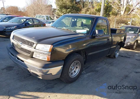 2004 Chevrolet Silverado 1500 Ls из США, поврежденный, VIN 1GCEC14T24Z173057